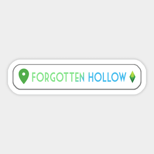 Forgotten Hollow Location- The Sims 4 Sticker